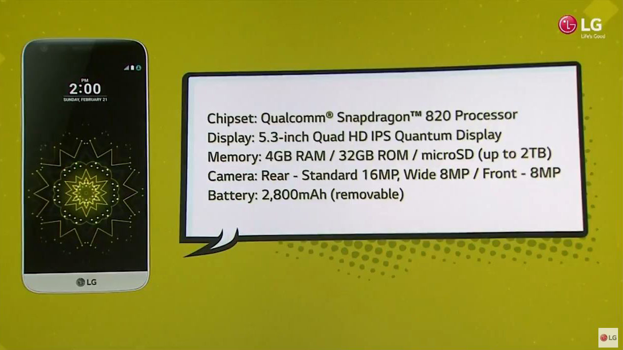 LG G5 mwc2016